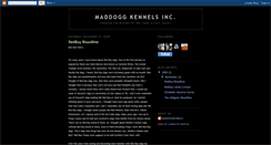 Desktop Screenshot of maddoggkennels.blogspot.com