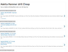 Tablet Screenshot of makita-hammer-drills.blogspot.com