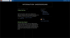 Desktop Screenshot of infounderground.blogspot.com