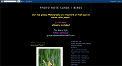 Desktop Screenshot of birdnotecards.blogspot.com