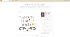 Desktop Screenshot of amo-te-com-magia.blogspot.com