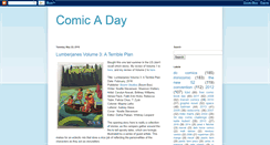 Desktop Screenshot of dailycomicreview.blogspot.com