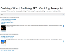 Tablet Screenshot of cardiologyslides.blogspot.com