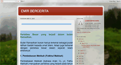 Desktop Screenshot of emirbercerita.blogspot.com