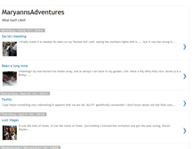 Tablet Screenshot of maryannsadventures.blogspot.com