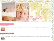 Tablet Screenshot of elizabethlouandco.blogspot.com