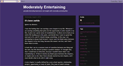 Desktop Screenshot of moderatelyentertaining.blogspot.com