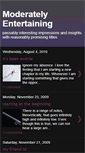 Mobile Screenshot of moderatelyentertaining.blogspot.com