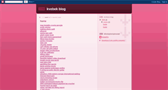 Desktop Screenshot of kvebek.blogspot.com