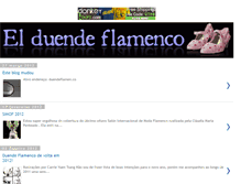 Tablet Screenshot of duendeflamenco.blogspot.com
