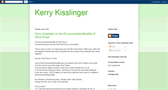 Desktop Screenshot of kerrykisslinger.blogspot.com