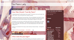 Desktop Screenshot of pianofortelady.blogspot.com