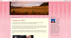 Desktop Screenshot of candidcountrylife.blogspot.com