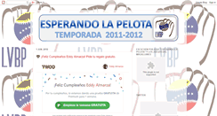 Desktop Screenshot of esperandolapelota2010.blogspot.com