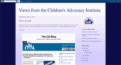 Desktop Screenshot of caichildlaw.blogspot.com