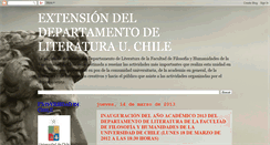 Desktop Screenshot of extensionliteraturauchile.blogspot.com