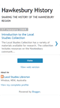 Mobile Screenshot of hawkesburyhistory.blogspot.com