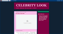 Desktop Screenshot of celebritylook.blogspot.com