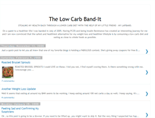Tablet Screenshot of lowcarbbandit.blogspot.com