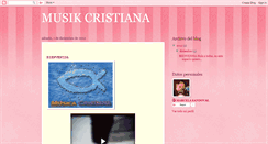 Desktop Screenshot of musikcristiana.blogspot.com