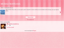 Tablet Screenshot of musikcristiana.blogspot.com