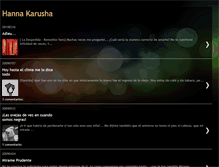 Tablet Screenshot of hannakarusha.blogspot.com