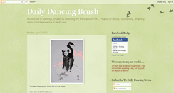 Desktop Screenshot of dailydancingbrush.blogspot.com