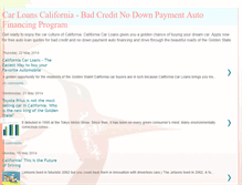Tablet Screenshot of californiacarloans.blogspot.com