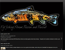 Tablet Screenshot of flyfishingxtrempassionandpursuit.blogspot.com