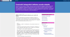 Desktop Screenshot of contrattiscuola.blogspot.com