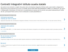 Tablet Screenshot of contrattiscuola.blogspot.com