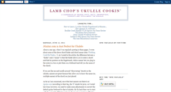 Desktop Screenshot of lambchopukulele.blogspot.com
