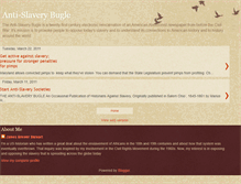 Tablet Screenshot of antislaverybugle.blogspot.com