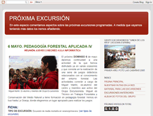 Tablet Screenshot of grupoexcursionistaproxima.blogspot.com
