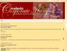 Tablet Screenshot of metedocorporatehamper.blogspot.com