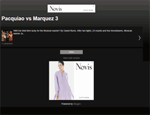 Tablet Screenshot of paquiaovsmarquez3.blogspot.com