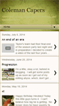 Mobile Screenshot of colemancapersandcooking.blogspot.com