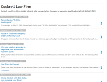 Tablet Screenshot of cockrelllawfirm.blogspot.com