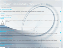 Tablet Screenshot of morrighanhumplebygcsephotography.blogspot.com