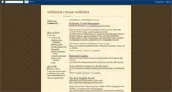 Desktop Screenshot of crusoewebsites.blogspot.com