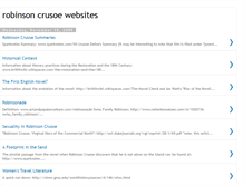 Tablet Screenshot of crusoewebsites.blogspot.com