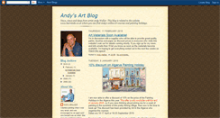 Desktop Screenshot of andysartblog.blogspot.com