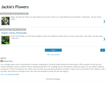 Tablet Screenshot of jackiesflowershop.blogspot.com