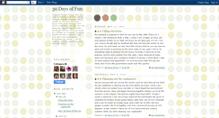 Desktop Screenshot of 30daysoffun.blogspot.com