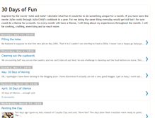 Tablet Screenshot of 30daysoffun.blogspot.com