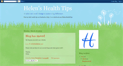 Desktop Screenshot of helenshealthtips.blogspot.com