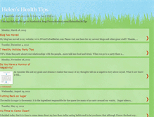 Tablet Screenshot of helenshealthtips.blogspot.com