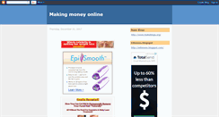 Desktop Screenshot of makingmoneyonline-godfather25.blogspot.com