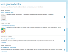 Tablet Screenshot of lovegermanbooks.blogspot.com