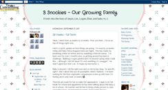 Desktop Screenshot of 3snookies.blogspot.com